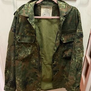 Women's Utility Jacket - Olive Camouflage